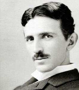 Portrait of Nikola Tesla